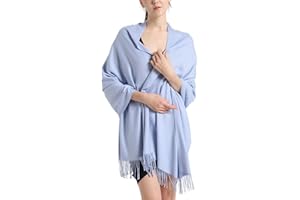 vimate Pashmina Scarf and Shawl - Soft Women Pashminas Wrap for Wedding Evening Party (20 Colors)