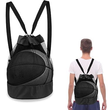 Rete Trasporto Palloni 25x35 Cm – Robusta, Traspirante, Per Basket, Calcio E Pallavolo, Con Tracolla Regolabile