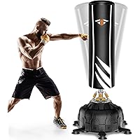Boxsack Stehend 181cm Freistehender Standboxsack, 2021 Version-Schwerer Boxsack-Ständer, Metall Frühling-Basis mit…