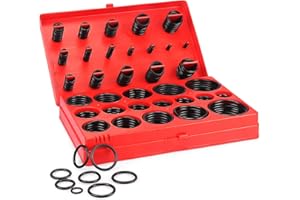 ZOFFI 419 PCS Nitrile Rubber O Ring Assortment Kit, Metric Oring Kit - Universal Size from Ø3mm to Ø50mm Made of Nitrile Rubber Ideal for Shower Plumbers Hydraulic etc.