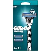 Gillette Mach3 Tıraş Makinesi + 2 Adet Yedek Tıraş Bı&ccedil;ağı