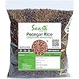 SAARA Organic Hand Pounded Poongar Red Rice, 950 gm | Traditional Red Rice | Hand Pounded Red Rice | Red Chawal | Lal Chawal | Tinni Chawal