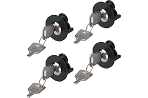 AIVORO 4 Pièces Verrous De Prise électrique, Avec Verrouillage De Prise De Commutateur, Empêche Le Vol D'électricité, économise Les Factures D'électricité, évite Les Erreurs De Fonctionnement (Noir)