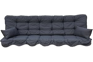 Adlatus-Kühnemuth Polsterauflage Hollywoodschaukel 150x50 Modell 921 Farbe: anthrazit