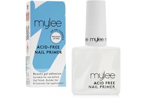 Mylee syrafri nagelprimer för gelnaglar, manikyr, mild, gel | Skadefri formel för oljehaltiga naglar, förhindrar avskalning o