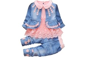 YYA Leisure Spring Trend 3 pièces Ensembles t-Shirt et Costume de Cow-Girl