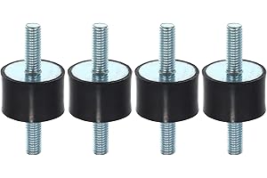 X AUTOHAUX 4pcs M8 Anti Vibration Rubber Isolator Mount 30x20mm for Car Engines