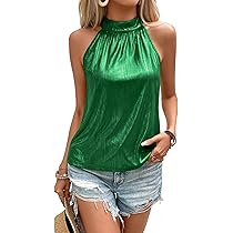 Haltertop Dames Rood Elegant Mouwloos Feestkleding – Van Ginkel Mode