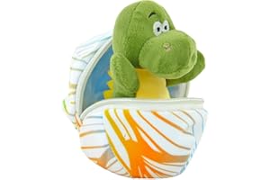 Kögler-Animales Daniel Mini Dino Huevo, Aprox. 13 cm de Alto, Juguete de Peluche para acurrucarse y amar, como pequeño Regalo niñas, Multicolor, (75763)