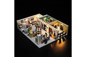 GEAMENT Kit de Luces LED Compatible con Lego The Office - Conjunto de luz por Ideas 21336 (Juego Modelo no Incluido)