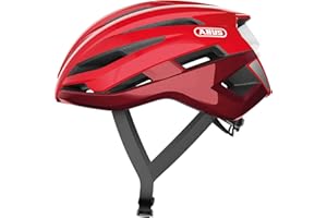 ABUS StormChaser Racing Bike Helmet - Lightweight and Comfortable Bicycle Helmet for Professional Cycling for Women and Men - Red, Size XL