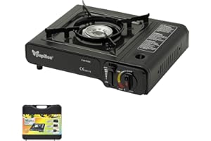 Papillon 8140120 Fornello Portatile per Cartuccia Gas, 227 g, Nero