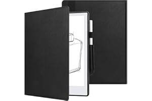 VOVIPO Remarkable 2 10.3 Digital Paper Case, Ultra Slim Book Folio Leather Case for Remarkable 2 10.3 2020 Released Digital Paper-New Black
