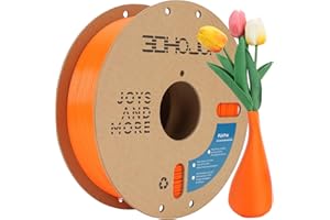 3DHoJor PLA Pro Filament 1.75mm,3D Printer Filament,1kg Cardboard Spool (2.2lbs), Fit Most FDM 3D Printer, Orange