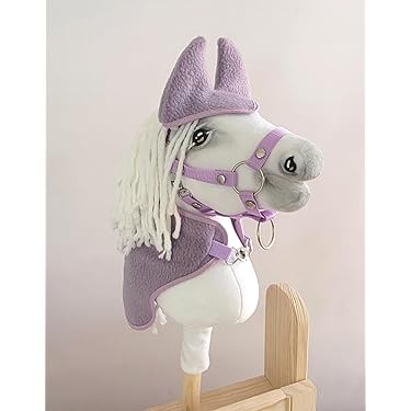 Museruola Per Cavalli Teddy - In Pile E Nylon, Regolabile, Confortevole, Nera - Foto 8