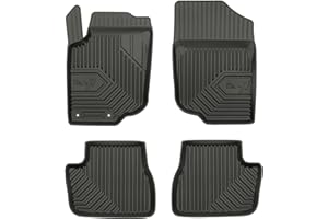 M MOTOS Tapis de sol caoutchouc pour Peugeot 207 2006-2012 Améliorez Votre Confort de Voyage avec Le tapis noir antidérapant Auto No.77- tapis voiture Tous Temps pour Voiture, Protection Contre les sa