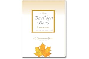 Basildon Bond Luxury Writing Pad with 40 Sheets - Champagne, Duke (137 x 178mm)