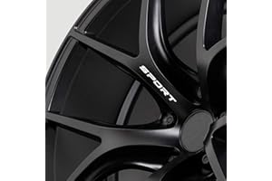 Autodomy Pegatinas para Llantas de Moto, Coche, Bici 10x0,8 cm Pack 6 Uds | Adhesivos Llantas Moto Sport, Retrovisor, Salpicadero, etc | Pegatinas para Coche Exterior Color Blanco