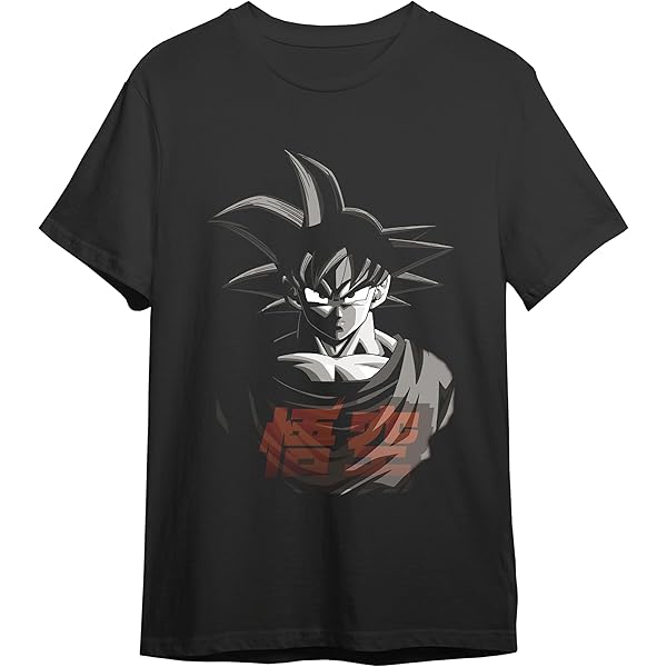 Urban Backwoods T-Shirt Uomo Anime Hero Goku Fighter | Maglietta Premium 190g/m² | Taglie S-XXXXXL | Vestibilità Regular