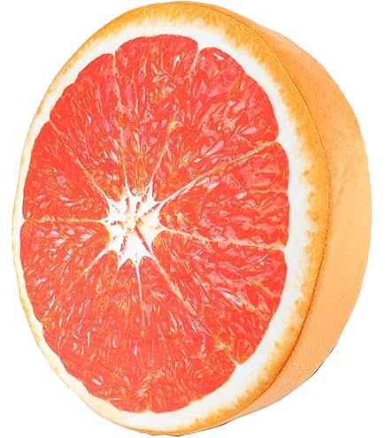 Obst-Form Bodenkissen - 33cm Weiches Wurfkissen In Frucht-Design