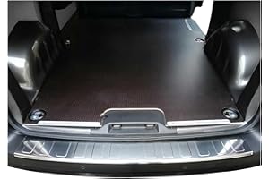 OMAC Protection Seuil de Pare-Chocs arrière - Compatible avec Citroen Jumpy 2016-2022 - Couverture de Seuil de Coffre - Bande Seuil de Chargement - Style élégant - en Acier INOX Chromé