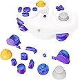 eXtremeRate Chameleon Purple Blue Repair ABXY D-pad Z L R Keys for Nintendo GameCube Controller, DIY Replacement Full Set Buttons Thumbsticks for Nintendo GameCube Controller - Controller NOT Included