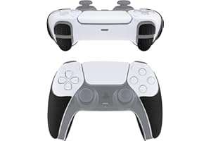 eXtremeRate PlayVital Anti-Skid Sweat-Absorbent Controller Grip for ps5, Professional Textured Soft Rubber Pads Handle Grips for ps5 Controller with Shoulder Button Trigger Stickers - Armored Edition