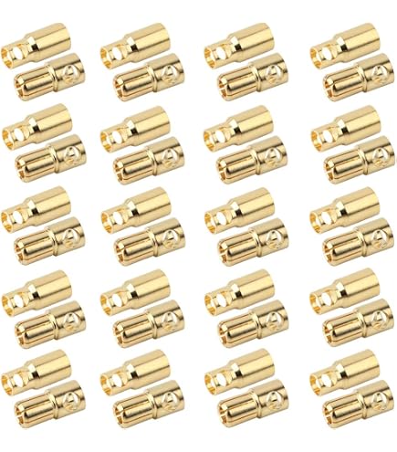 10 pairs Male & Female EC5 5.0mm Banana Lipo Battery Connector Gold