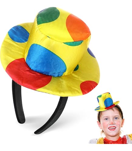 Boina De Payaso Con Lunares Widmann Milano – Talla única, Poliéster Ligero – Perfecta Para Carnaval Y Fiestas Temáticas