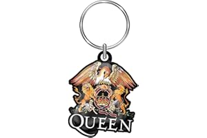 ROCKS-OFF Queen - Llavero Gold Crest negro / oro