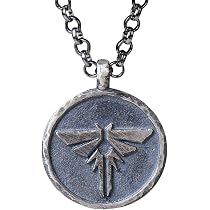 Collier Firefly The Last Of Us - Médaillon Pendentif Punk Argenté Pour Fans De La Série Et Du Jeu