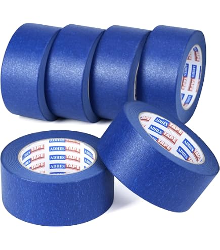 Applicateur De Ruban De Masquage 25 Mm – Avec Coupe-cutter Et Grattoir – Pour Peinture Précise Sur Cadres, Murs - 7
