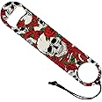 GLOBLELAND Skull and Rose Bar Blade Bottle Opener Beer Bottle Opener Stainless Steel Bar Bottle Opener Flat Bottle Opener for Home Kitchen Bar Restaurant