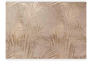 murando Carta da parati Foglie 400x280 cm Fotomurali in TNT Murale alla moda Decorazione da Muro XXL Poster Gigante Design Soggiorno Cameretta Carta per pareti Camera da Letto Natura b-C-10105-a-a