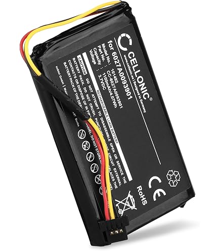 TECHTEK Batterie Li-ion 1000mAh Compatible TomTom Start 52 – Remplace LHA11110001, VF6F