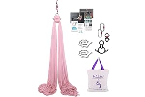 F.Life - Aerial Silk Yoga Hammock, Durable 10 Yards Tool Kit