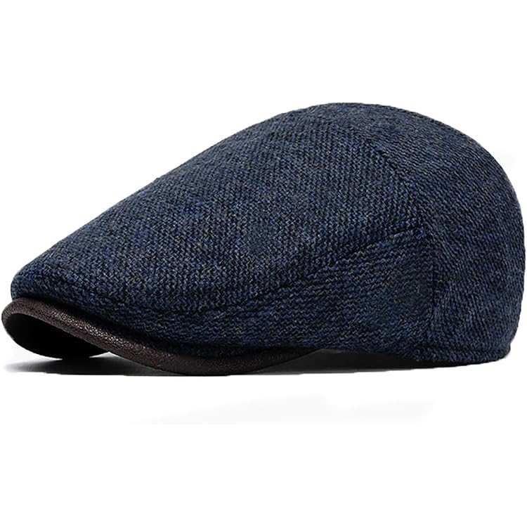 QSZHSL Berretto Piatto Da Uomo, Newsboy Flat Cap, Baschi Scozzesi, Gatsby Flat Cap, Coppola Cappello Piatto, Baschi E Berretti, Regolabile