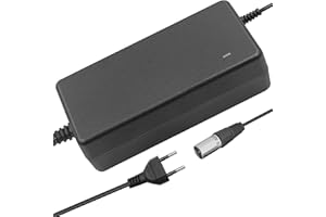 Hauteook 29,4V 2A Li-Ion Caricabatterie con Testina DC, XLR 3 Pin, 3P GX16, 3P GX12, 3P Adattatore di Alimentazione Plug