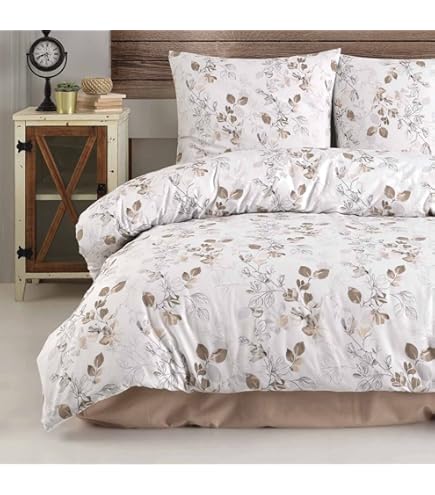 AmeliaHome 06709 4-delig 2 x flanellen beddengoed 155 x 220 cm met 2 AmeliaHome 06709 4-delig 2 x flanellen beddengoed 155 x 220 cm met 2