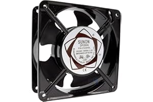 SUNON Ventola 120mm 120x120x38 DP200A.2123HSL 220V 230V 240V AC 0,14A 30,8W Air Fan 12 cm 2 Fili (+/-) Raffreddamento
