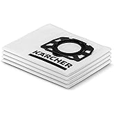 Karcher, Wd 2 Plus/3 4St Ke&ccedil;e Filtre Torbası, 2.863-314.0, Beyaz