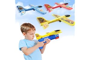 Trasdeo Avion Polystyrene Planeur Jouet Garcon 3 4 5 6 7 8 9 10 Ans, Jeu de Lancer Jeux Exterieur Enfant Jouet Enfant 3-9 Ans Garçon Cadeau Garcon 3-9 Ans Jeu Enfant 3-9 Ans Jeux Enfant 3-9 Ans
