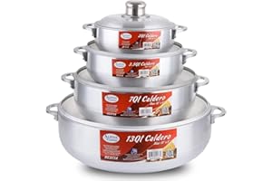 ALPINE CUISINE Aramco AI-6928 - Pentole da cucina alpina, in alluminio, colore: Argento