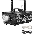 VEVOR Machine à Neige, 650 W, Machine à Flocons de Neige Artificielle Portative Suspendue, avec Poignée Portable, pour DJ, Fêtes de Noël, Effet de Scène, Décoration de Mariage, Extérieur et Intérieur