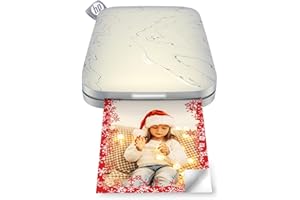 HP Sprocket Select Imprimante Photo Portable pour appareils Android et iOS (Eclipse) Imprime sur Papier Photo Zink à Dos Collant 2,3 x 3,4 Pouces