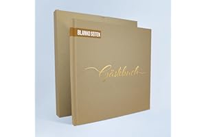 colortouch Gästebuch Hochzeit, 100 Blanko Seiten, Vintage Hochzeit Gästebuch, Hochwertiges Hochzeitsgästebuch, Premium Papier Hochzeitsbuch, Hardcover Gästebuch Album für Geburtstag, Taufe, Party