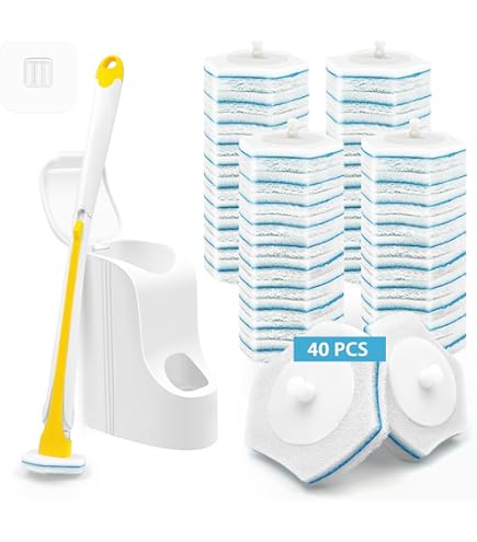 Hygiënische Wc Borstel Met Reiniger Wegwerp Toiletborstel Set - 36 Vervangingskoppen Met Reinigingsmiddel, Handig En Hygiënisch Voor WC, Wastafel En Badkuip Disposable Toilet Brush