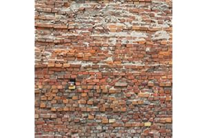 Komar Vlies Fototapete BRICKLANE | 368 x 248 cm | Tapete, Wand, Dekoration, Wandbelag, Wandbild, Wanddeko, Steinoptik, Steinwand, Backstein | XXL4-025,Neutral
