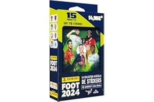 Panini Foot 2024 Ligue 1 Uber Eats Boîte métal 15 Pochettes, 004623TINSF