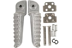 XMT-MOTOR Moto Poggiapiedi Pedane Passeggero Posteriore per Kawasaki Ninja ZX-6R ZX-9R 98-13 ER6N EX650 ZX14 06-13 ZX636 03-06 ZX10R 04-13 ZX12R 00-06 EX250 08-13